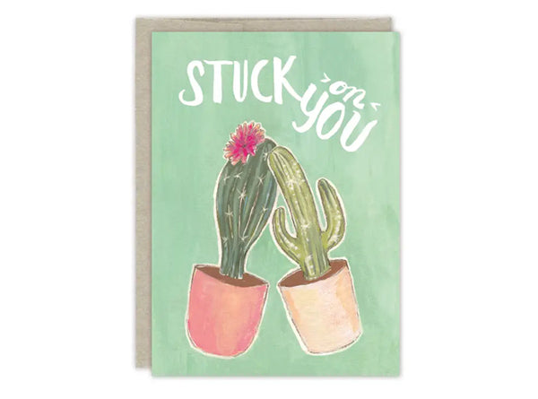 Stuck On You Anniversary Card