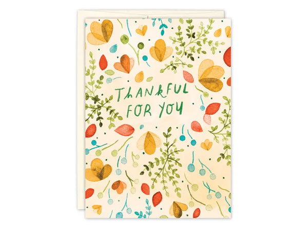 Thankful For You Card